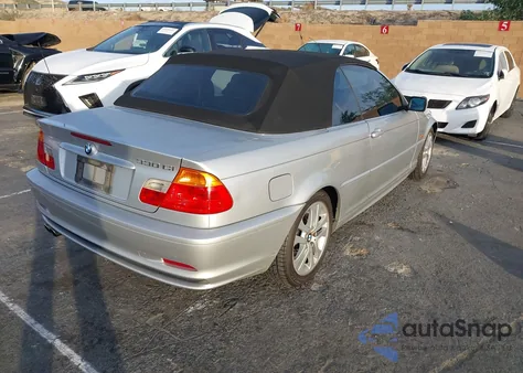 2001 BMW 330Ci z USA, uszkodzony, nr VIN WBABS53401JU86879